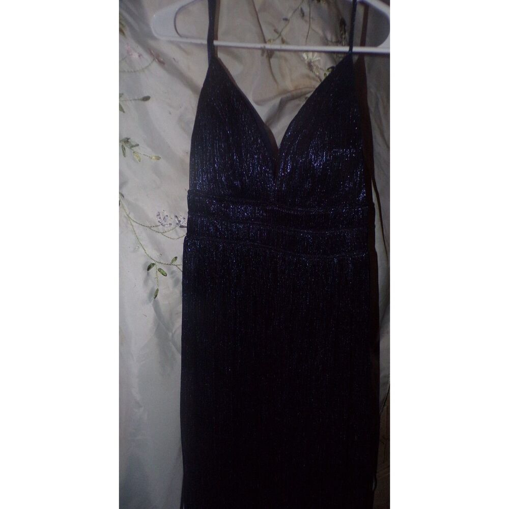City Vibe size navy glitter dress